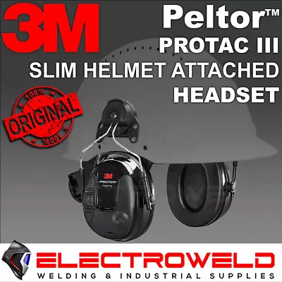 3M ProTac III Headset Helmet Attachment Mounted Earmuffs Ear Muffs MT13H221P3E • $174.95