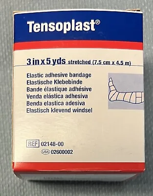 BSN Tensoplast 02148-00 Elastic Adhesive Bandage 3  X 5 Yards - Free Shipping • $8.89