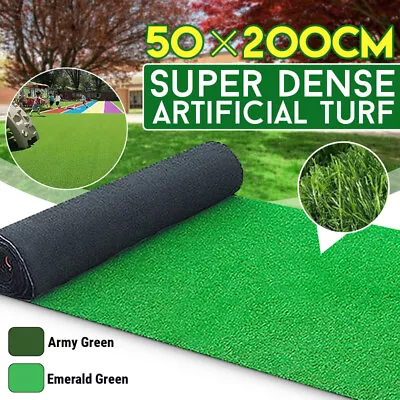 £7.07 • Buy 10mm Artificial Grass Garden Turf Offcut Roll End Realistic Turf Lawn Fake New 
