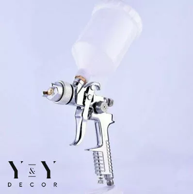 $34.99 • Buy 1.4mm + 1.7MM HVLP Gravity Feed SPRAY PAINT GUN Kit W/Regulator
