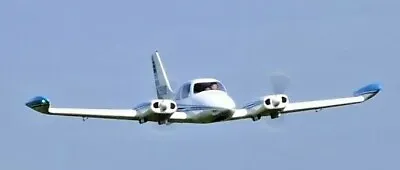 Cessna 310 Twin Engine 46  RC Airplane Laser Cut Balsa Ply Short Kit W/ Plans • $252.99