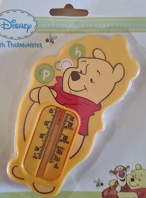 £5.50 • Buy Disney Winnie The Pooh Baby Bath Pink Thermometer 3+ Months 