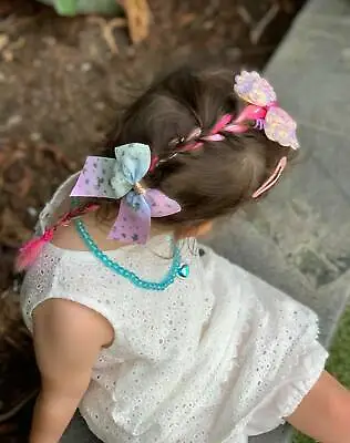 $6.99 • Buy Girls Hair Bows Clips Kids Cute Baby Shower Gift Unicorn Bling Jo Jo Siwa