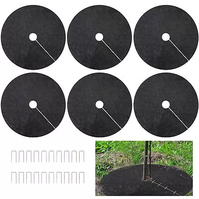 20.5 Inch Non-Woven Tree Mulch Ring Thickened Tree Protector Mat Plant Cove... • $24.83