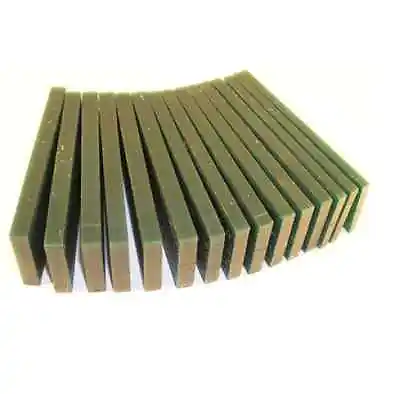 GREEN WAX BLOCKS JEWELLERY LOST WAX CASTING 3mm-6mm BARS 15 Pieces - TC0139 • £26