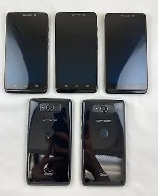 5 Motorola Droid Ultra XT1080 Verizon Smartphone Lot  GOOD  • $99.90