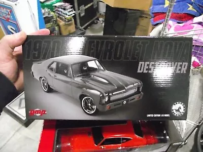 GMP 1/18 1970 Chevrolet Nova Destroyer Grey NIB • $76