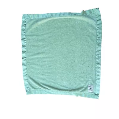 My Blankee Green Baby Blanket Satin Trim USA • $19.99