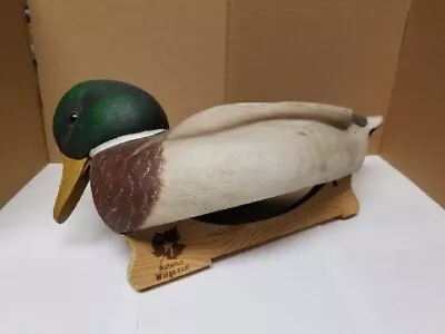 2005 17  Autumn Wings Hand Carved Wood Mallard Drake Duck Decoy • $54.99