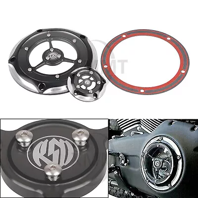 RSD 5-Hole Derby Cover Timing Timer Cover Fit For Harley Dyna Softail Touring US • $56.98