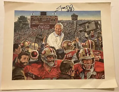 San Francisco 49ers Merv Corning 2 Promo Print Posters Jerry Rice Autographed • $115