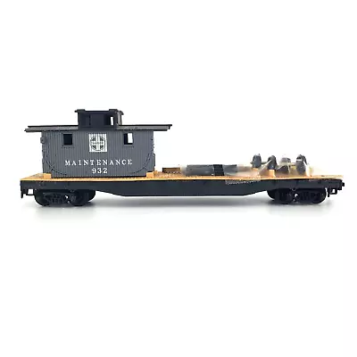 HO Mantua Sante Fe ATSF Maintenance Of Way Flatcar Caboose #932 • $4.99