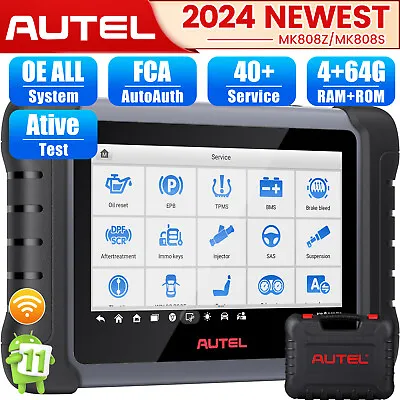 Autel MaxiCOM MK808S MK808Z Auto Diagnostic Tablet Android 11 Upgraded Of MK808 • $467