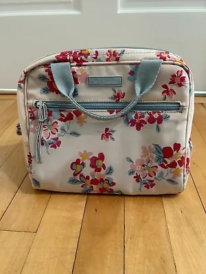 Vera Bradley Insulated Lunch Bag Tote Mini Cooler Flowers With Blue Accents • $17.99