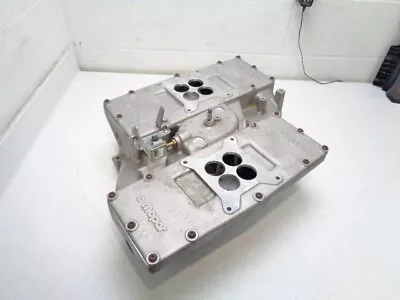 Mopar 426 Hemi Super Stock Aluminum Cross Ram Dual Carb Intake Manifold P4532267 • $2595