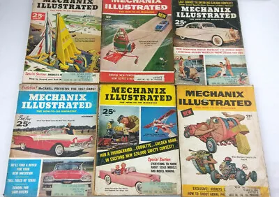 6 -  Mechanix Illustrated 1950s  • $13