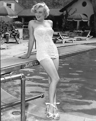 Marilyn Monroe At Pool  8x10 PRINT PHOTO • $6.98