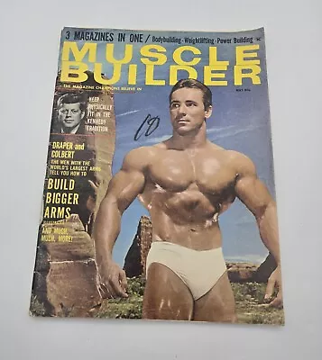 Muscle Builder Bodybuilding Magazine May 1967 Gable Boudreaux • $4