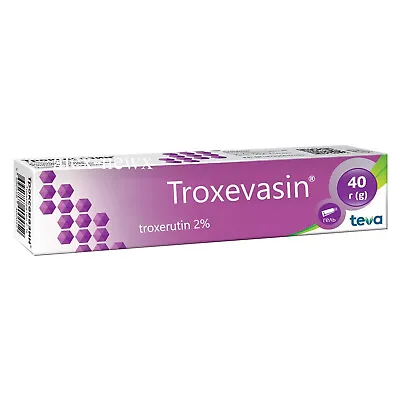 Troxevasin 2% Gel 40G/1.4 Oz Varicose Spider Veins Vasculitis Troxerutin Phlebit • $8.99