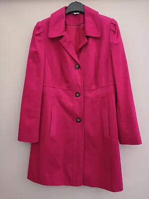 M&S Woman - Ladies Pink Coat - Size 16 • £15