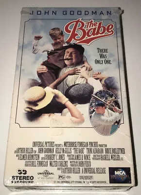 The Babe - John Goodman SEALED VHS Babe Ruth Baseball Movie Video MCA NOS • $18.74