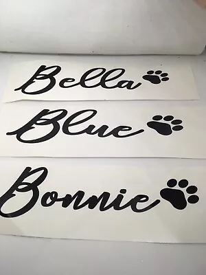 Personalised Dog Bowl Decals • £2.49