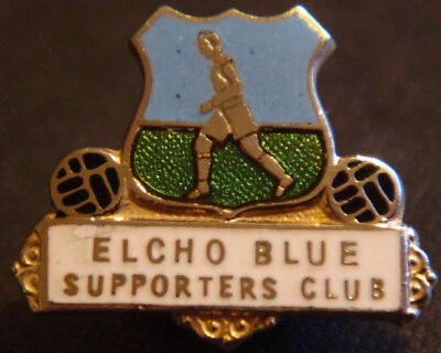£13 • Buy LINFIELD FC ELCHO BLUE SUPPORTERS CLUB Badge Brooch Pin 24mm X 20mm