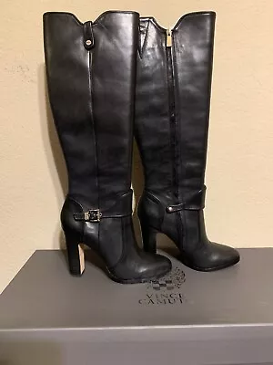 Vince Camuto Cassia Black Knee High Boots 8.5 • $55