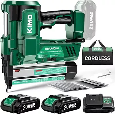 18 Gauge Nail Gun Cordless Brad Nailer/Electric Stapler W/ Battery 1000pcs Nails • $146.80