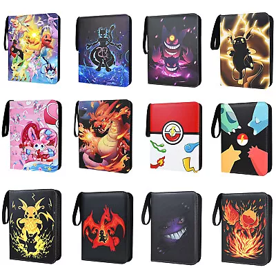$20.99 • Buy PAPAMAX Pokemon Card Binder Holder Album Game Trading Card Case 50Pages 400&900