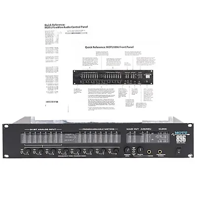 MOTU 896 Original Firewire Audio Recording Interface [Mac/PC] With Guide • $275