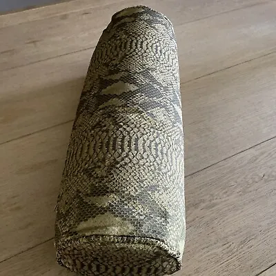 VERSACE Python Pillow Black Gold  Italian Bolster Baroque Large Luxury Cushion  • $150