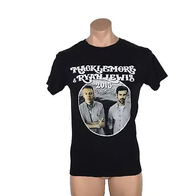 MACKLEMORE + RYAN LEWIS Black 2013 Concert TOUR T-shirt Sz S RAP Hip Hop NEW • $20