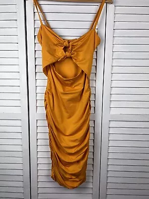 $49 • Buy Kookai Double Tie Dress, Dijon,  Y2K Style Cocktail, Party, Sexy, Event! Sz 1
