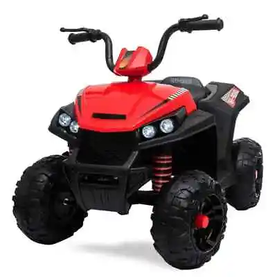 ROVO KIDS Electric Ride On ATV Quad Bike Battery Powered Red And Black • $329