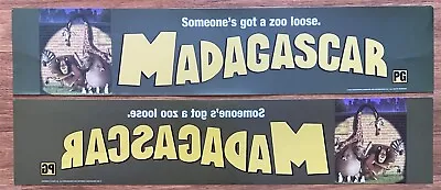 📽 Madagascar (2005) - Double-Sided - Movie Theater Mylar / Poster 5x25 • $12.99