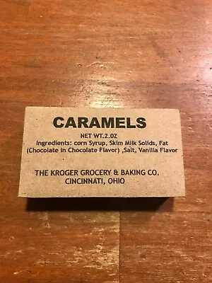 WWII US ArmyUSMC K-Ration 10-in 1 5-in 1 Caramels Box • $4.99