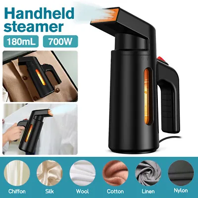 Clothes Garment Steamer Upright Iron Portable Hand Held Travel Fast Heat 2 Layer • £18.99