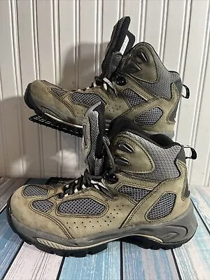 Vasque Breeze 7452 Men’s Waterproof Hiking Boots US 9 Olive Green Vibram Soles • $32.30