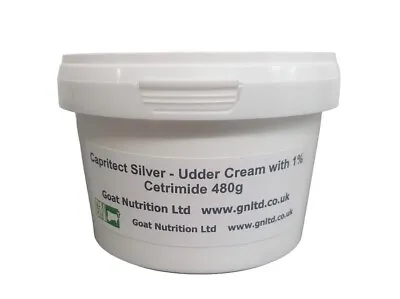 Capritect Silver -  Udder Cream With 1% Cetrimide • £13.99