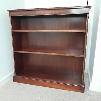 Quality Mahogany Adjustable Shelf Bookcase By Bevan & Funnell • £145