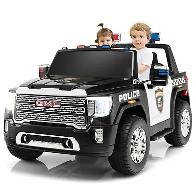 $439.59 • Buy 12V 2-Seater Electric Ride On Car Kids Ride On Police Car W/ 2 Control Modes