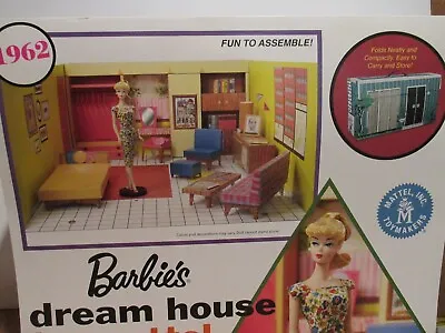 Barbie..1962 DREAM HOUSE REPRODUCTION W/DOLL+ FND44 NEW NEVER OPENED • $679.36