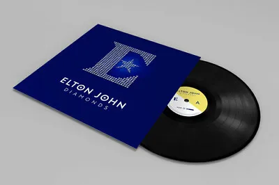 Elton John - Diamonds (Black Vinyl 2 LP) USED • $19.75