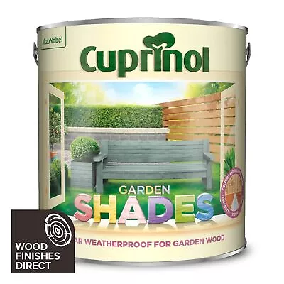 Cuprinol Garden Shades Paint - Furniture Sheds Fences - 125ml 1L 2.5L & 5L • £26.85