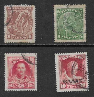 £0.50 • Buy Crete (Greece) - 1900/1905/1908 Stamps - Used