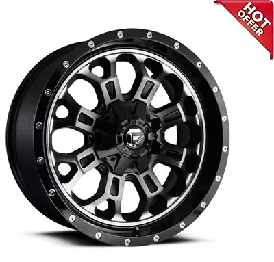 NEW 4ea 17X9 Fuel Wheels D561 Crush Gloss Black Double Dark Tint Off Road (S14) • $1324