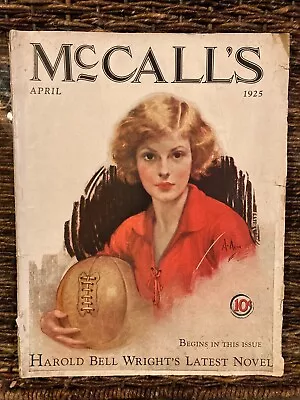 A RARE Complete April 1925 McCall's Magazine GOOD CONDITION • $19.95