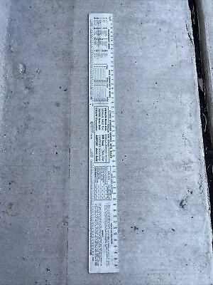 C-Thru Ga-86 Graphic Art Ruler 2 X 18 Inch Preowned Vintage • $12.95