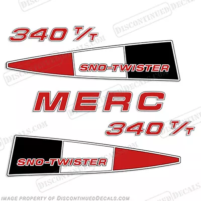 Fits Mercury 340TT Sno-Twister Decal Kit - Red • $144.95